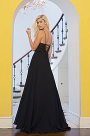 Black Dress Lace-up Back